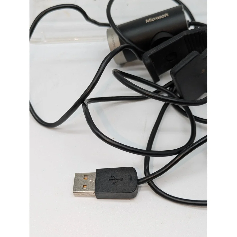 Microsoft LifeCam Cinema HD USB Webcam Model 1393 Autofocus 720p Tested